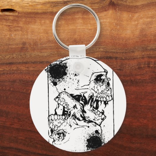 Thrash 02 van Chaveiro Headbanger Sleutelhanger (Voorkant)