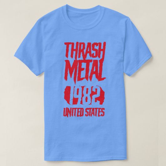 Thrash Metal 1982  T-shirt (Design voorkant)