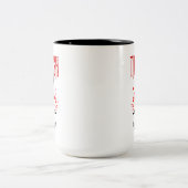 Thrash Metal gaat nooit dood Tweekleurige Koffiemok (Center)