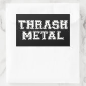 Thrash Metal Rechthoekige Sticker (Tas)