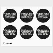 Thrash Metal Ronde Sticker (Vel)