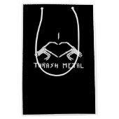 Thrash Skeleton Hands Heart Classic Medium Cadeauzakje (Voorkant)