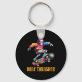 Thrasher Skeleton Halloween kostuum Sleutelhanger (Voorkant)