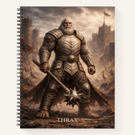 THRAX - Spiraal Notebook Notitieboek (Voorkant)