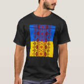 Thread Embroidery - Oekraïens Folk Ethnic Pattern T-shirt (Voorkant)