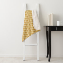 Thread of Gold Sherpa Blanket - Adiela Akoo Deken