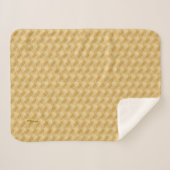 Thread of Gold Sherpa Blanket - Adiela Akoo Deken (Voorkant (horizontaal))