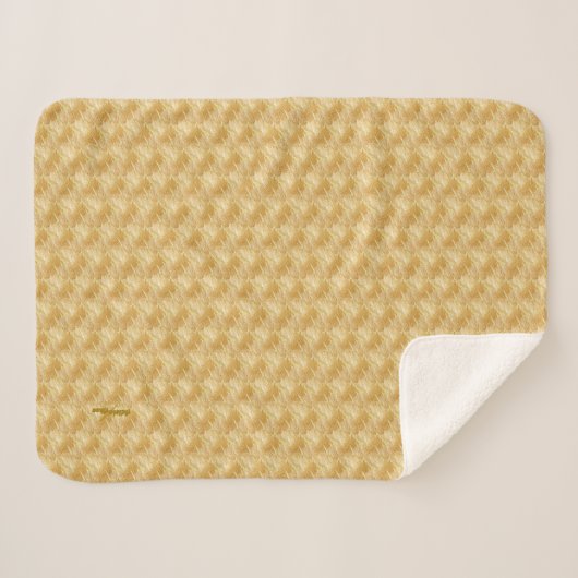 Thread of Gold Sherpa Blanket - Adiela Akoo Sherpa Deken (Voorkant (horizontaal))