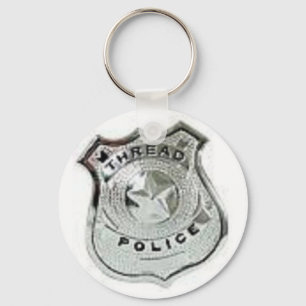 thread Police badge Sleutelhanger
