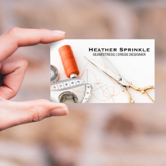 Thread Reels | Seamstress | Tailor Visitekaartje