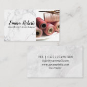 Thread Reels | Seamstress-Visitekaartje Visitekaartje (Voorkant / Achterkant)