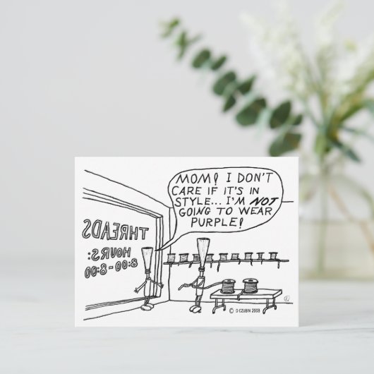 Thread Shop Briefkaart (Staand voorkant)