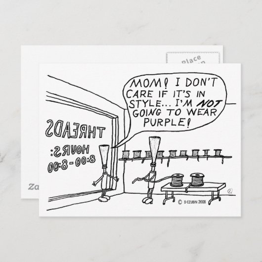 Thread Shop Briefkaart (Voorkant / Achterkant)