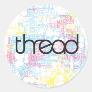 Thread Show Ronde Sticker