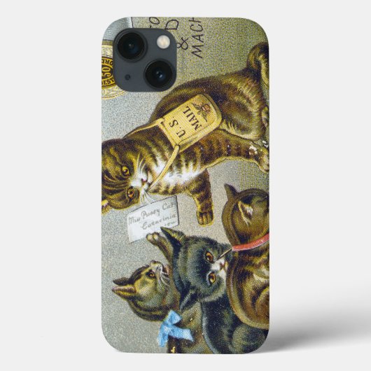 Thread Trade Card, 1880 Case-Mate iPhone Case (Achterkant)