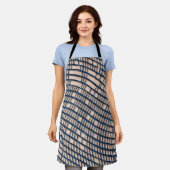 Threadbare Blue Netting Apron Schort (Gedragen)