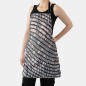Threadbare Blue Netting Apron Schort (Insitu)