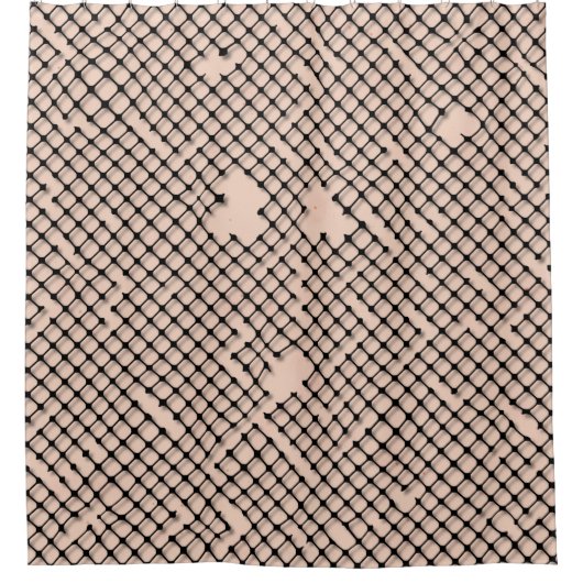 Threadbare visnetten Shower Curtain Douchegordijn (Voorkant)