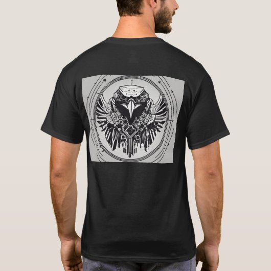 "ThreadCraft: Verhoog uw stijl met Premium T-SH T-shirt (Achterkant)