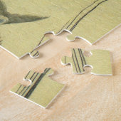 Threadfin Trevally, Afrikaanse Pompano vis Legpuzzel (Zijkant)