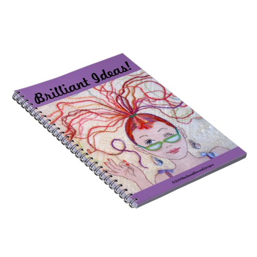 Threadhead-laptop/briljante ideah notitieboek (Rechterzijde)