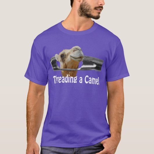 Threading Een kameel T-shirt (Voorkant)