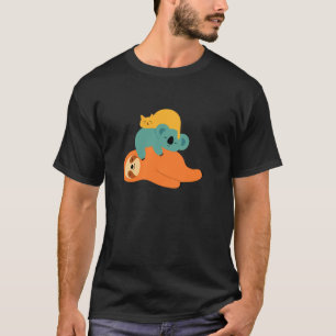 Threadless Andy Westface Being Lazy Grafisch T-shirt