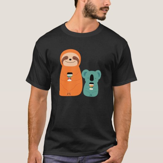 Threadless Andy Westface Coffee Buddy Grafisch T-shirt (Voorkant)