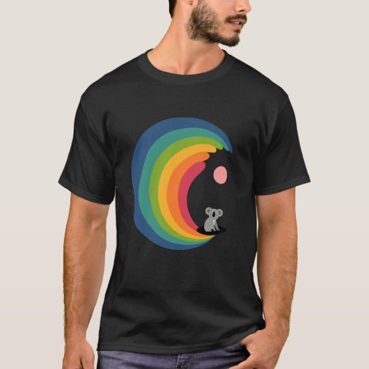 Threadless Andy Westface Droom Surfer Grafisch T-shirt (Voorkant)