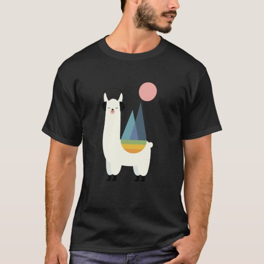 Threadless Andy Westface Llamazing Grafisch T-shirt (Voorkant)