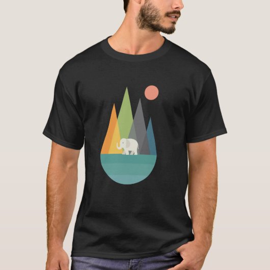 Threadless Andy Westface Walk In Peace Grafisch T-shirt (Voorkant)