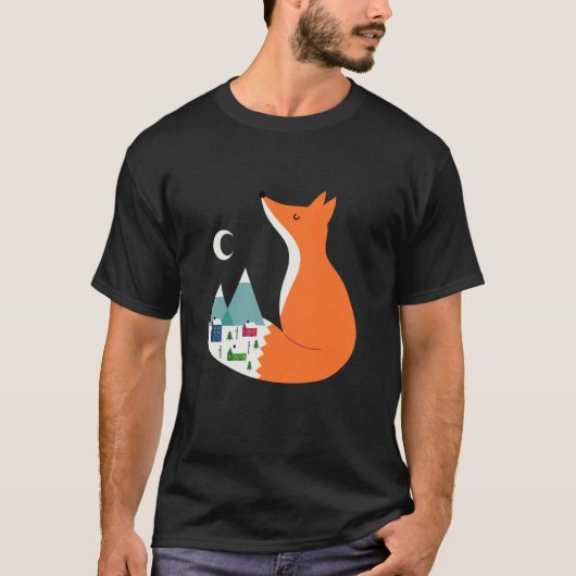 Threadless Andy Westface Winter Dromen Grafisch T-shirt (Voorkant)