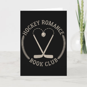 Threadless Grey Sky Chai Hockey Romance Boekenclub Kaart