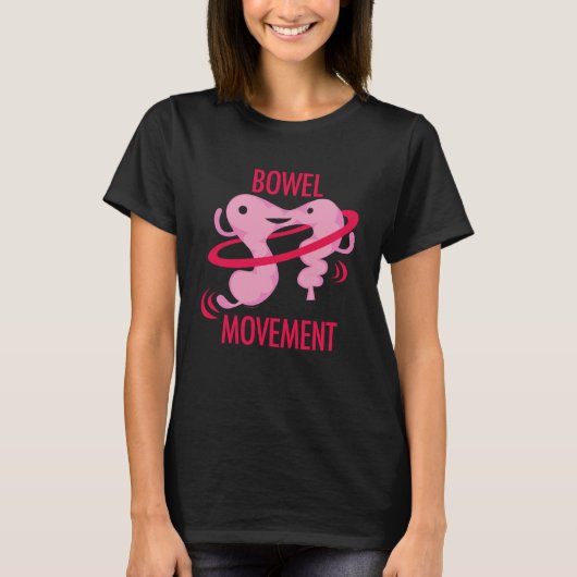 Threadless I Hart Ingewanden Ontlasting Grafisch T-shirt (Voorkant)