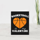 Threadrock Basketbal Is Mijn Valentijn - Dames Un Kaart (Voorkant)