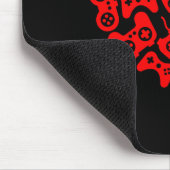 Threadrock Video Game Player Heart Of Controllers  Muismat (Hoek)