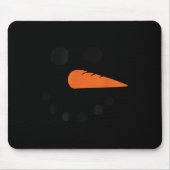 Threadrock Winter Snowman Face - Uni-adults, Uni-k Muismat (Voorkant)