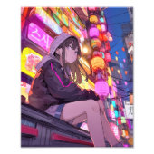 【Threads限定イラストポスター】寿司娘 GenerativeAI Foto Afdruk (Voorkant)