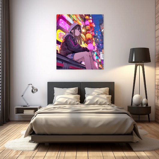 【Threads限定イラストポスター】寿司娘 GenerativeAI Foto Afdruk