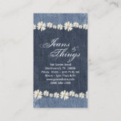 Threads Denim n Daisies Visitekaartje Shabby Chic (Achterkant)