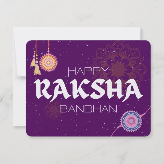 Threads of Love – Raksha Bandhan Celebration Feestdagenkaart (Voorkant)