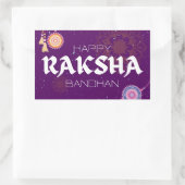 Threads of Love – Raksha Bandhan Celebration Rechthoekige Sticker (Tas)