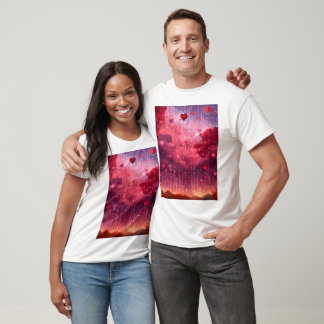Threads of Passion: Duik in Love-Infused T-shirt