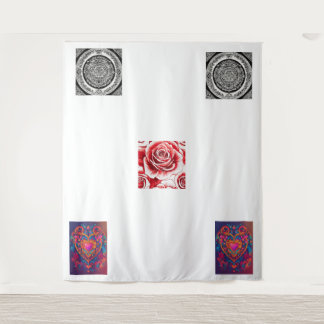 "Threads of Time: Een tapijt van erfgoed en kunst Wandkleed