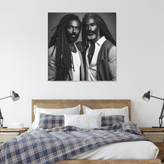 Threads van de erfenis canvas afdruk (Insitu (Slaapkamer))