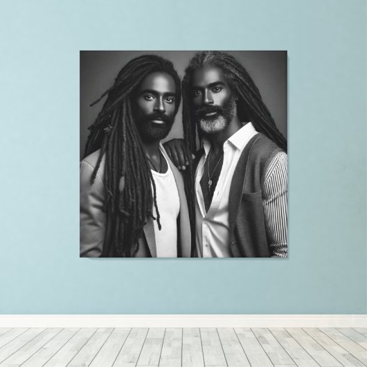 Threads van de erfenis canvas afdruk (Insitu (Houten vloer))