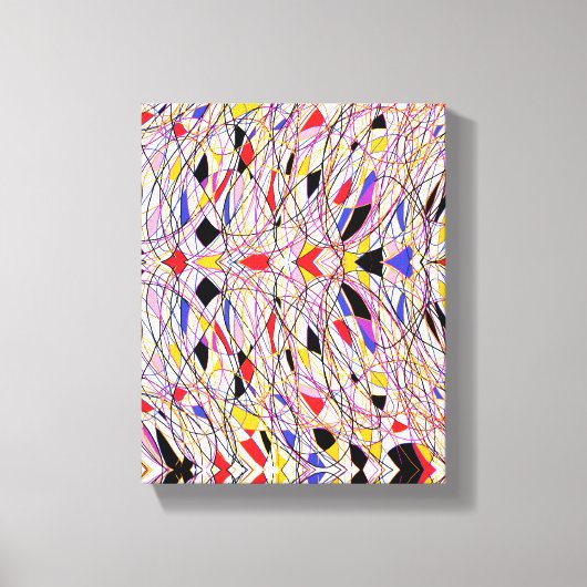 Threads van fantasie canvas afdruk (Voorkant)