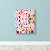 Threads van fantasie canvas afdruk (Insitu (Houten vloer))