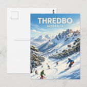 Thredbo Alpine Resort Australië Briefkaart (Voorkant / Achterkant)