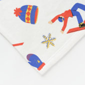 Thredbo Australië Ski Snowboard patroon Fleece Deken (Hoek)